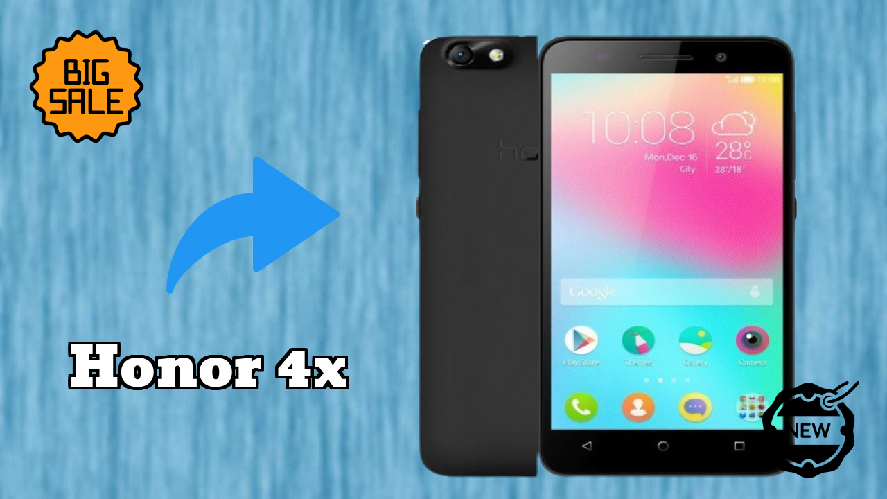 Honor 4X Display Size: 5.5 Inches (13.97 Cm) Screen Quality