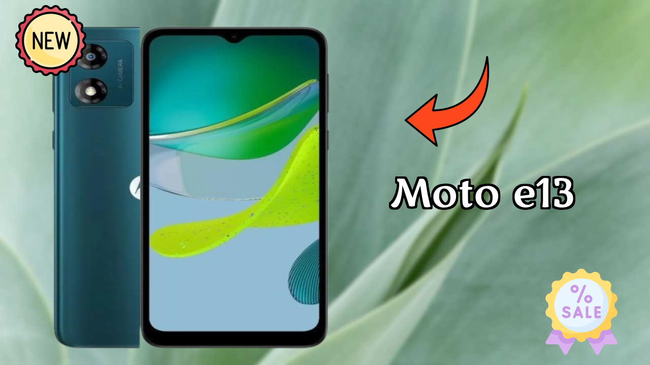 Moto E13 Display Review: 6.5 Inches (16.51 Cm) Screen Size