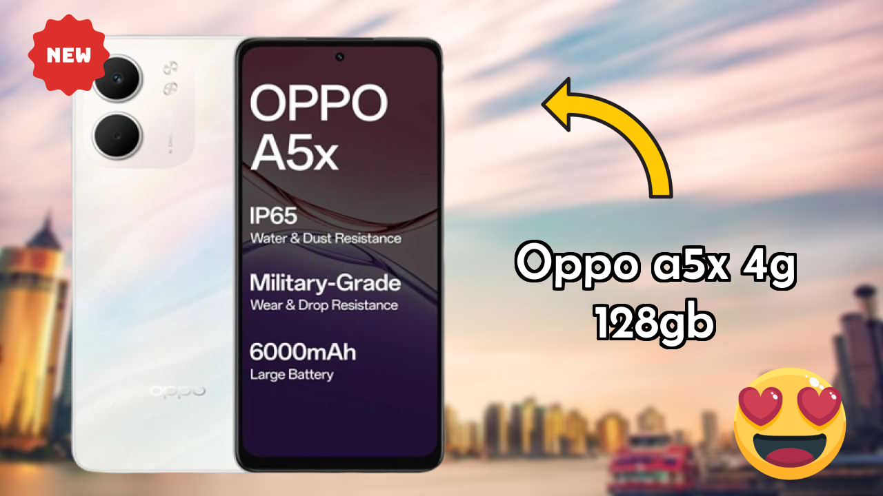 NewOPPO A5X 4G 128GB 2026: Latest Mobile Phone with High Quolity Disa