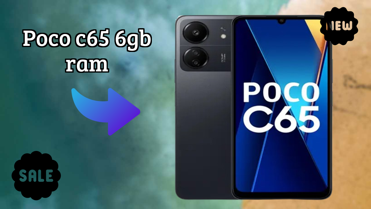 POCO C65 6GB RAM Display Technology: IPS LCD Quality
