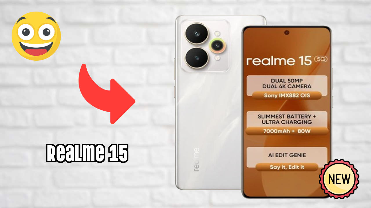 Realme 15 Camera Quality: 50 MP Front Camera Selfie