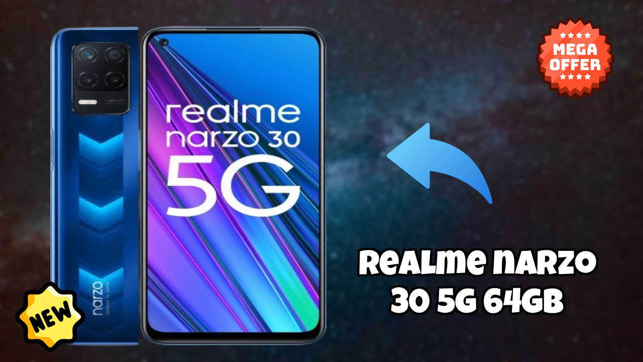 Realme Narzo 30 5G 64GB Display Size: 6.5 Inches (16.51 Cm) Screen Quality