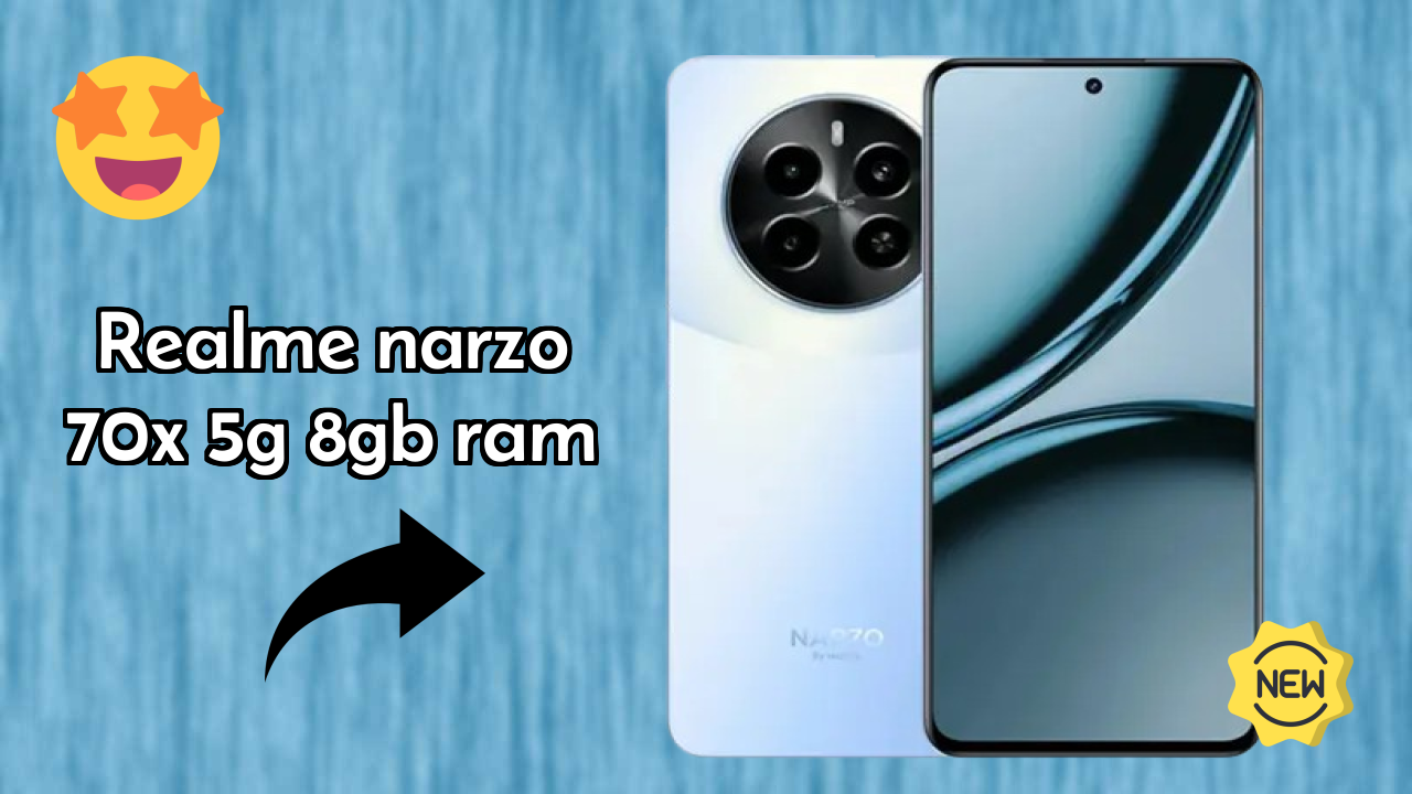 Realme Realme Narzo 70x 5G 8GB RAM - Best Camera Phone Under ₹12,659