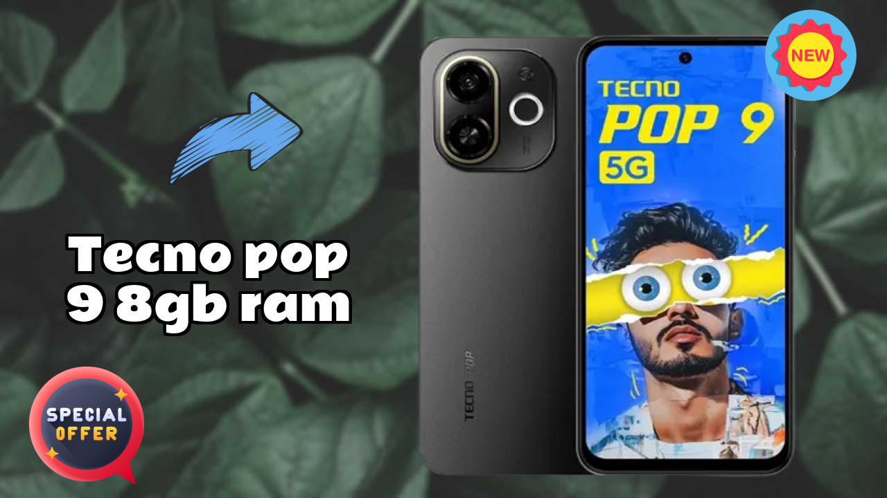 Tecno Pop 9 8GB RAM Gaming Performance: MediaTek Dimensity 6300 FPS Test