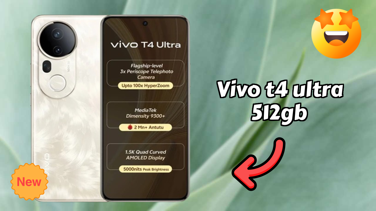 Vivo T4 Ultra 512GB at ₹39,999 - Best Features Highlighted