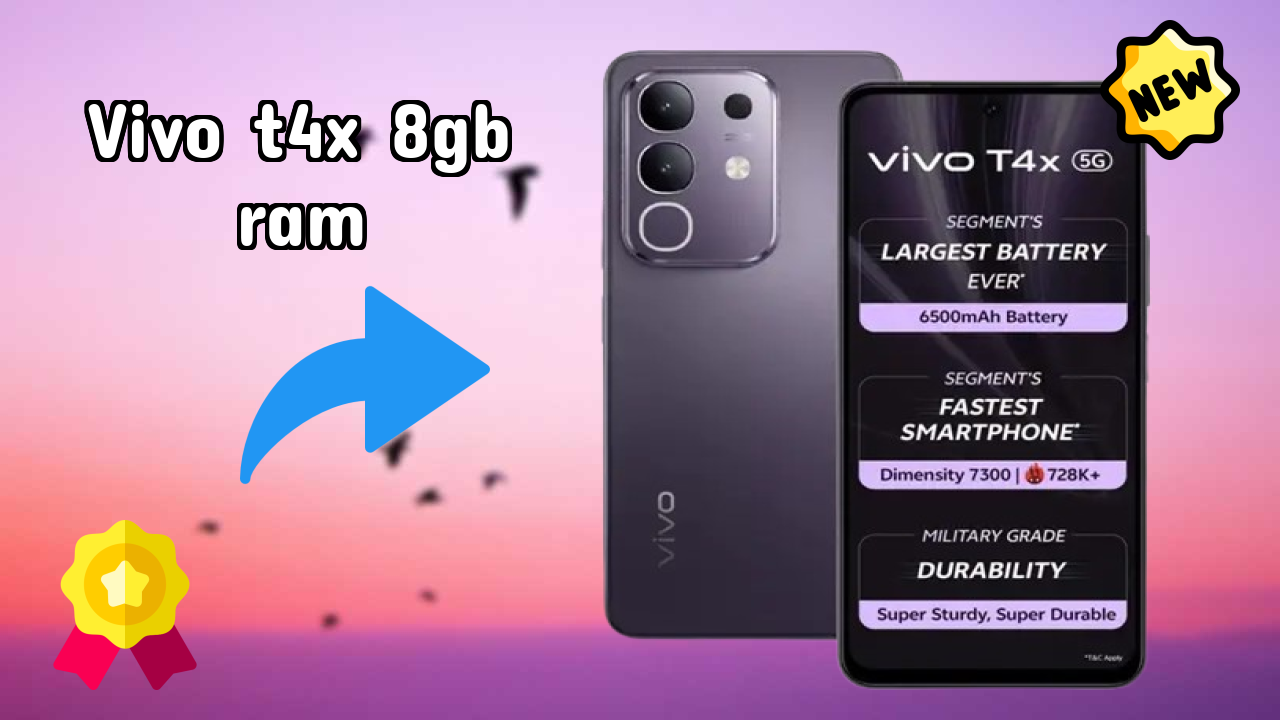 Vivo T4X 8GB RAM New 2026: fetchers and Reveies with Amazing Brand